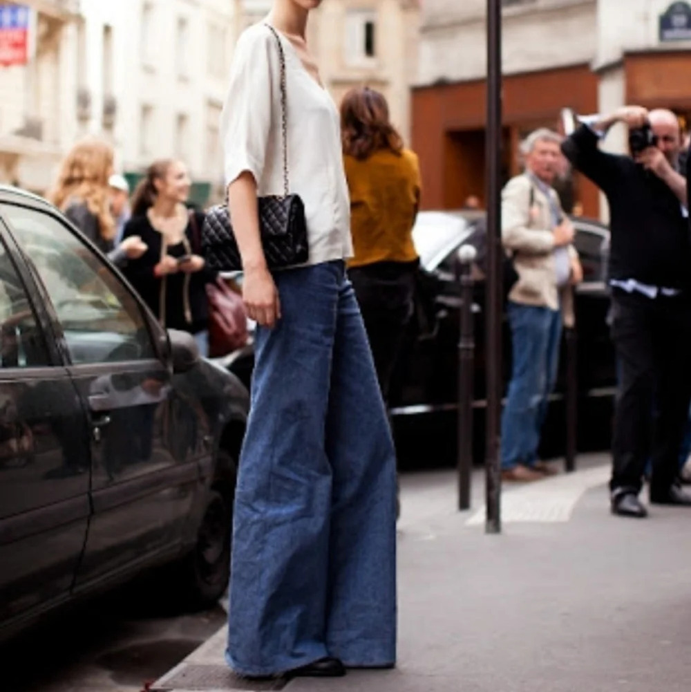 Do+be Wide Leg Chambray Jeans👖❤️